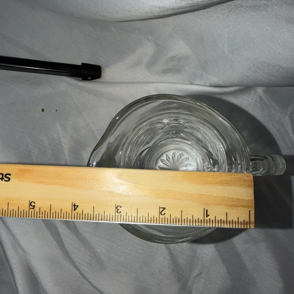 Vintage Anchor Hocking Star of David Glass Pitcher - Picture 8 of 10